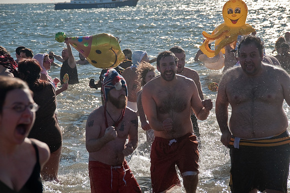 Coney Island New Year's Day Polar Bear Swim - 2009
