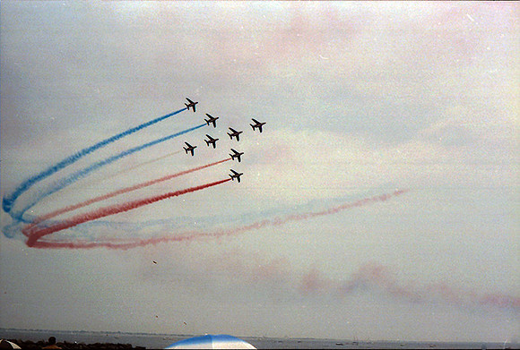 Air Show over Coney Island Beach, July 4Th Weekend, 1986