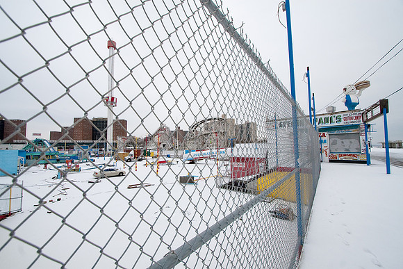 Coney Island in the Snow