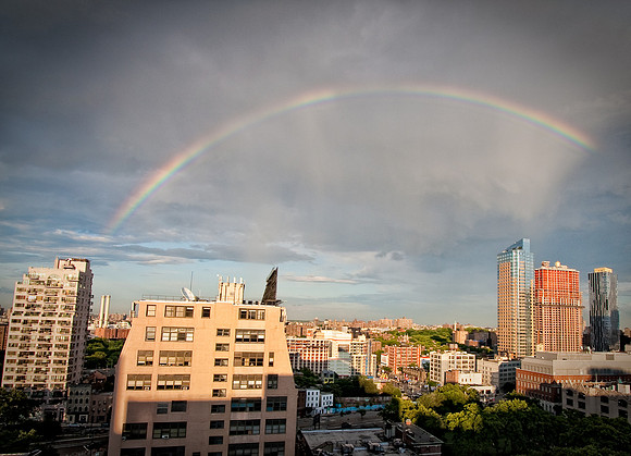 Rainbow over Downtown Brooklyn