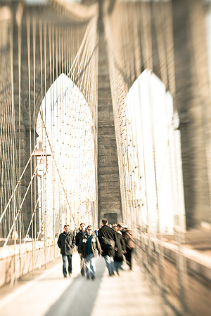 On the Brooklyn Bridge