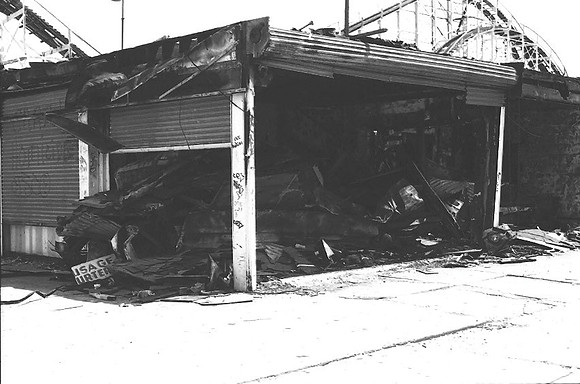 Ruins on West 15 St, July 1983