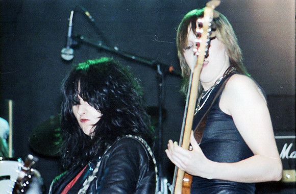 Girschool - Kim McAuliffe & Gil Weston