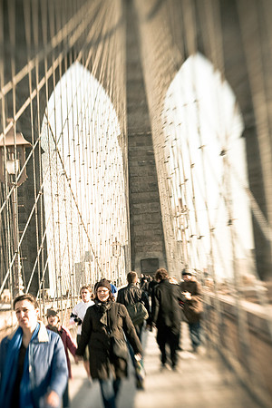 On the Brooklyn Bridge