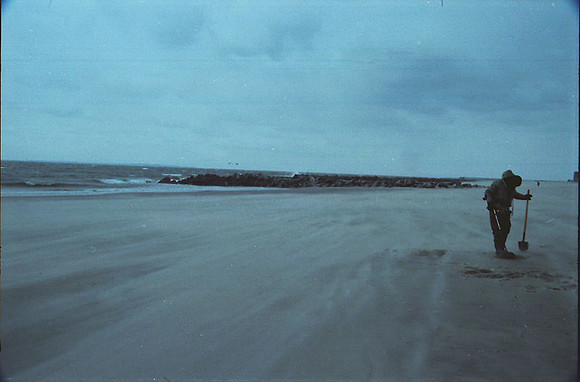 Brighton Beach facing Coney Island, February, 1993