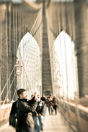 On the Brooklyn Bridge
