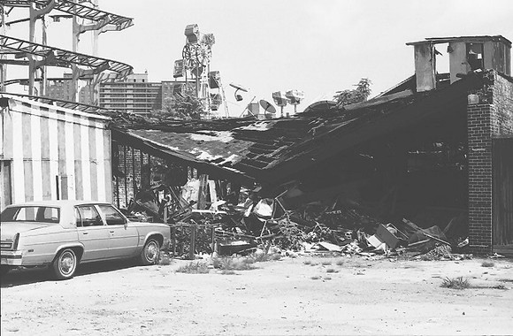 Tornado Coaster Ruins, Stillwell Ave, July 1983
