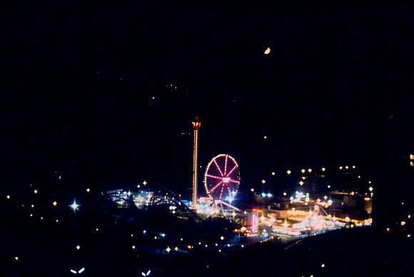 Coney Island at night, 1985