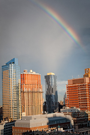 Rainbow over Fort Greene & Downtown Brooklyn
