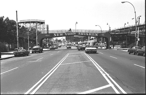 Aquarium Overpass, Surf Ave July 1983