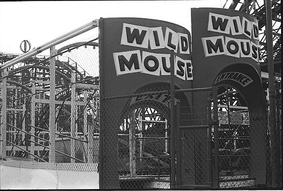 Wild Mouse ride, West 15 Street, March 1979