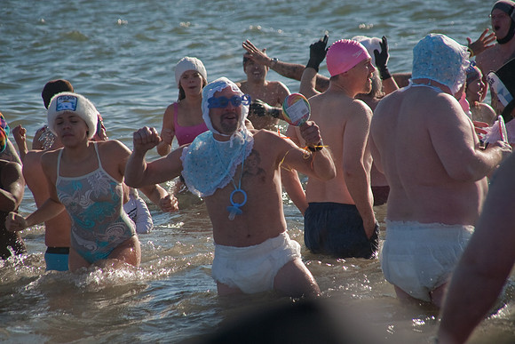 Coney Island New Year's Day Polar Bear Swim - 2009