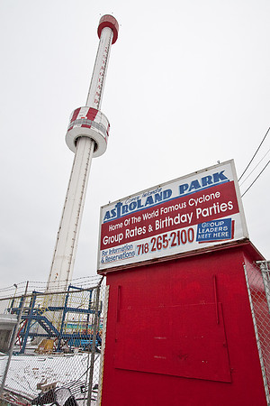 Coney Island in the Snow