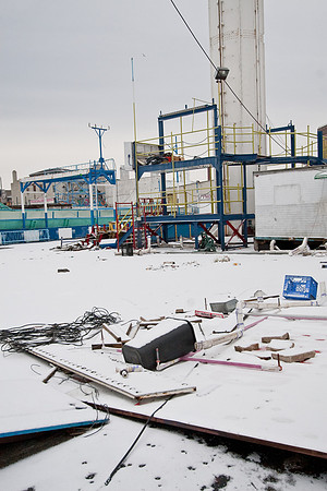 Coney Island in the Snow