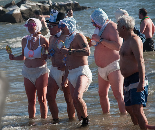 Coney Island New Year's Day Polar Bear Swim - 2009
