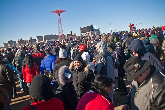 Coney Island New Year's Day Polar Bear Swim - 2009