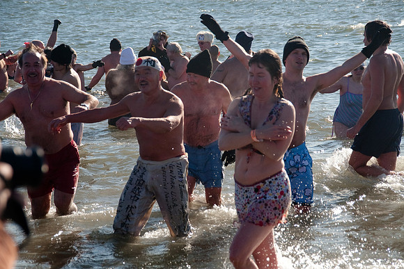 Coney Island New Year's Day Polar Bear Swim - 2009