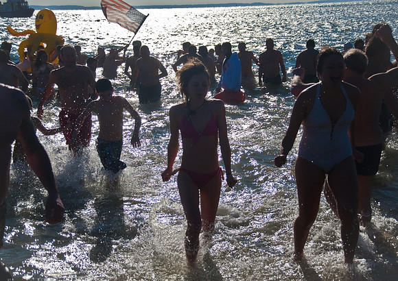 Coney Island New Year's Day Polar Bear Swim - 2009