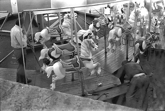 Carousel, Astroland Kiddie Park, November 1978