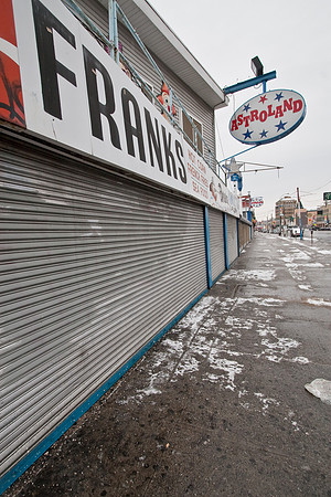 Coney Island in the Snow