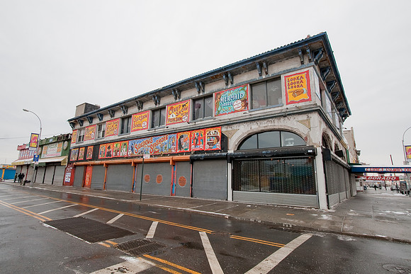 Coney Island in the Snow
