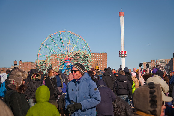 Coney Island New Year's Day Polar Bear Swim - 2009