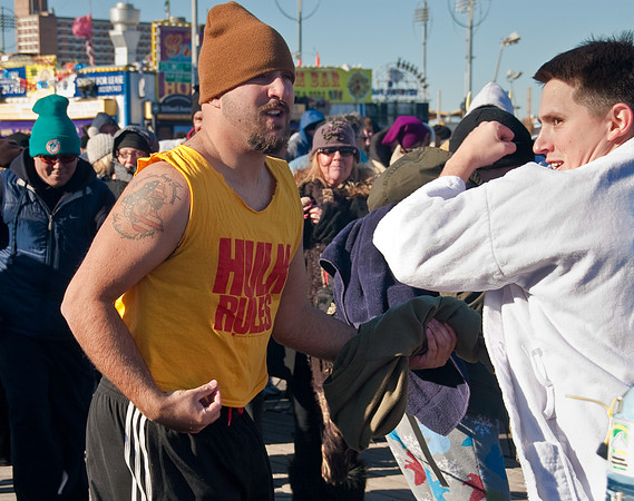Coney Island New Year's Day Polar Bear Swim - 2009