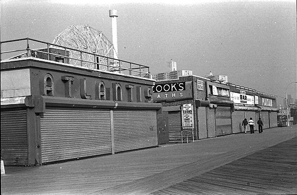 Boardwalk at Stillwell ave, March 1979