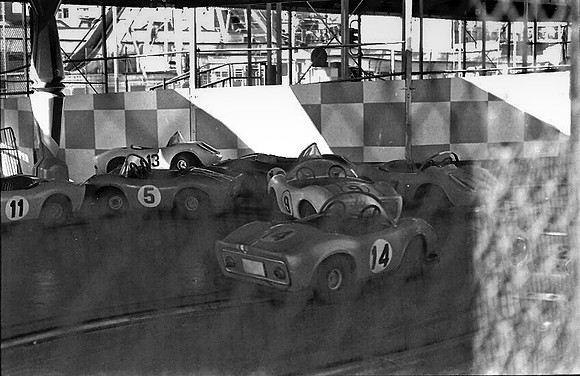 Astroland Kiddie Park Race Cars, November 1978