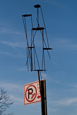 No Parking street art