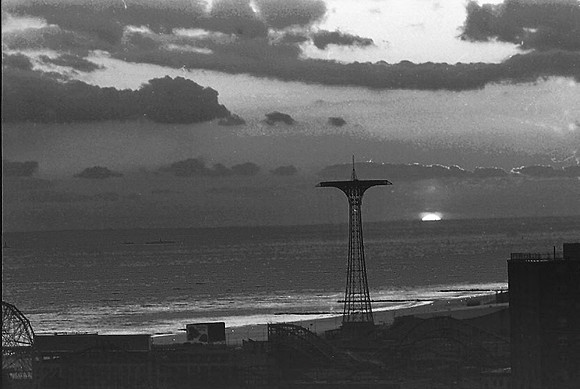 Sunset over Coney Island, late 1960s