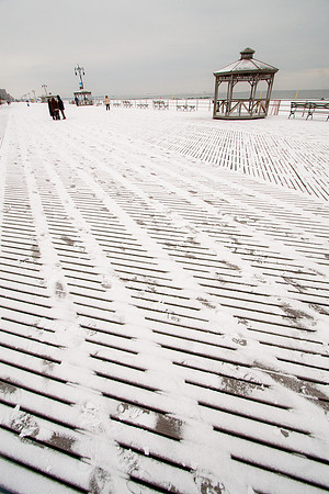 Coney Island in the Snow