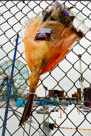 Coney Island in the Snow