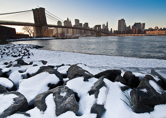Snow in DUMBO