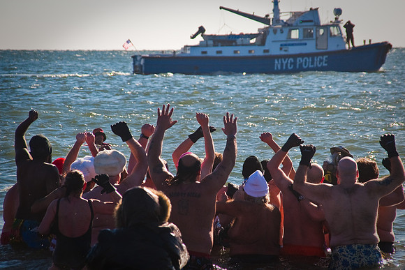 Coney Island New Year's Day Polar Bear Swim - 2009