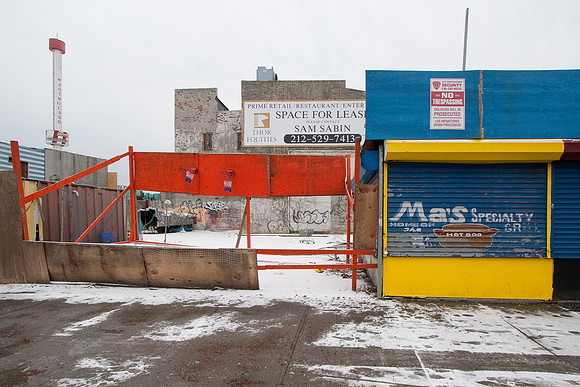 Coney Island in the Snow
